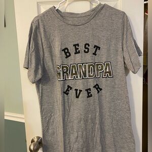 Best Grandpa Ever T-Shirt, Size M
